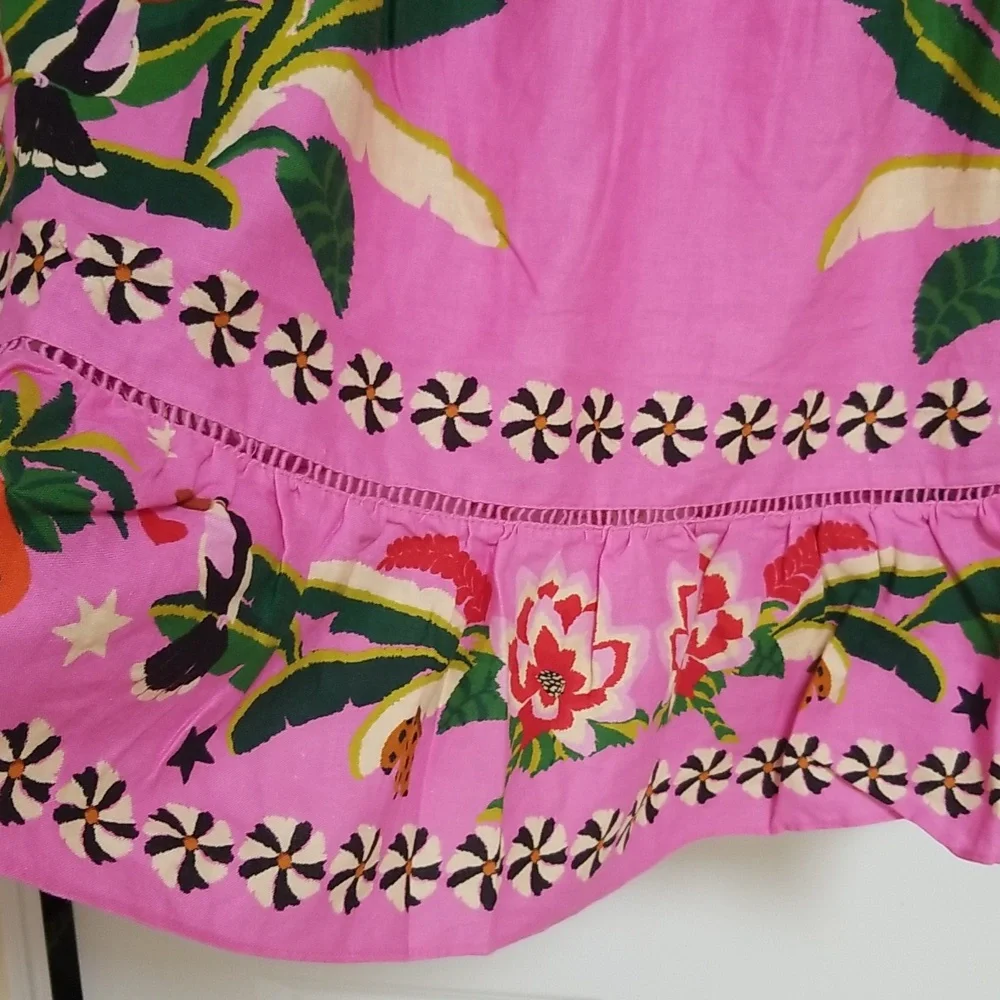 FARM Rio Pink Leopard Forest Mini Dress - Picture 5 of 10